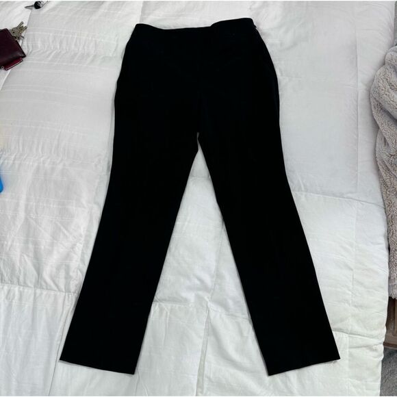 Talbots black Refined Bi-Stretch straight leg Pants w side zip size 4P- NWOT - Picture 2 of 12